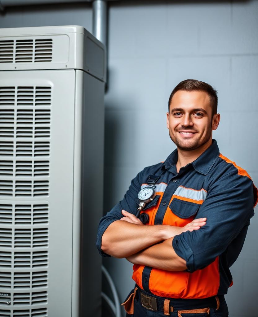 HVAC on the job